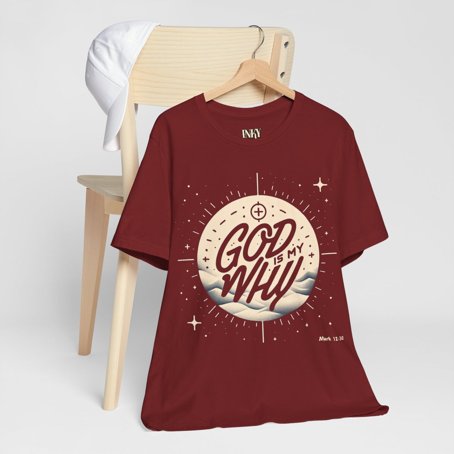 "God is My Why" Unisex Jersey Short Sleeve Shirt