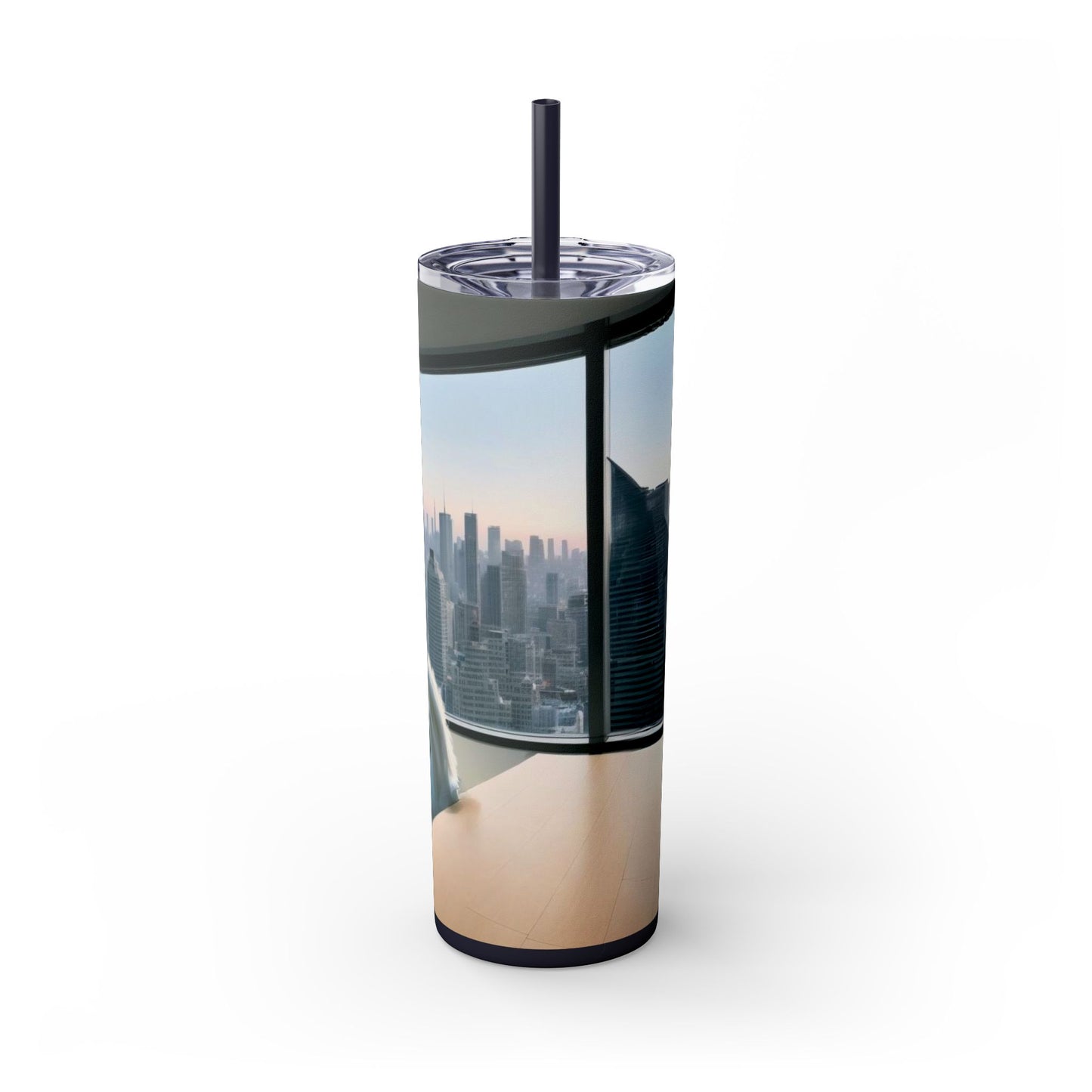 Time Out - Skinny Tumbler with Straw, 20oz