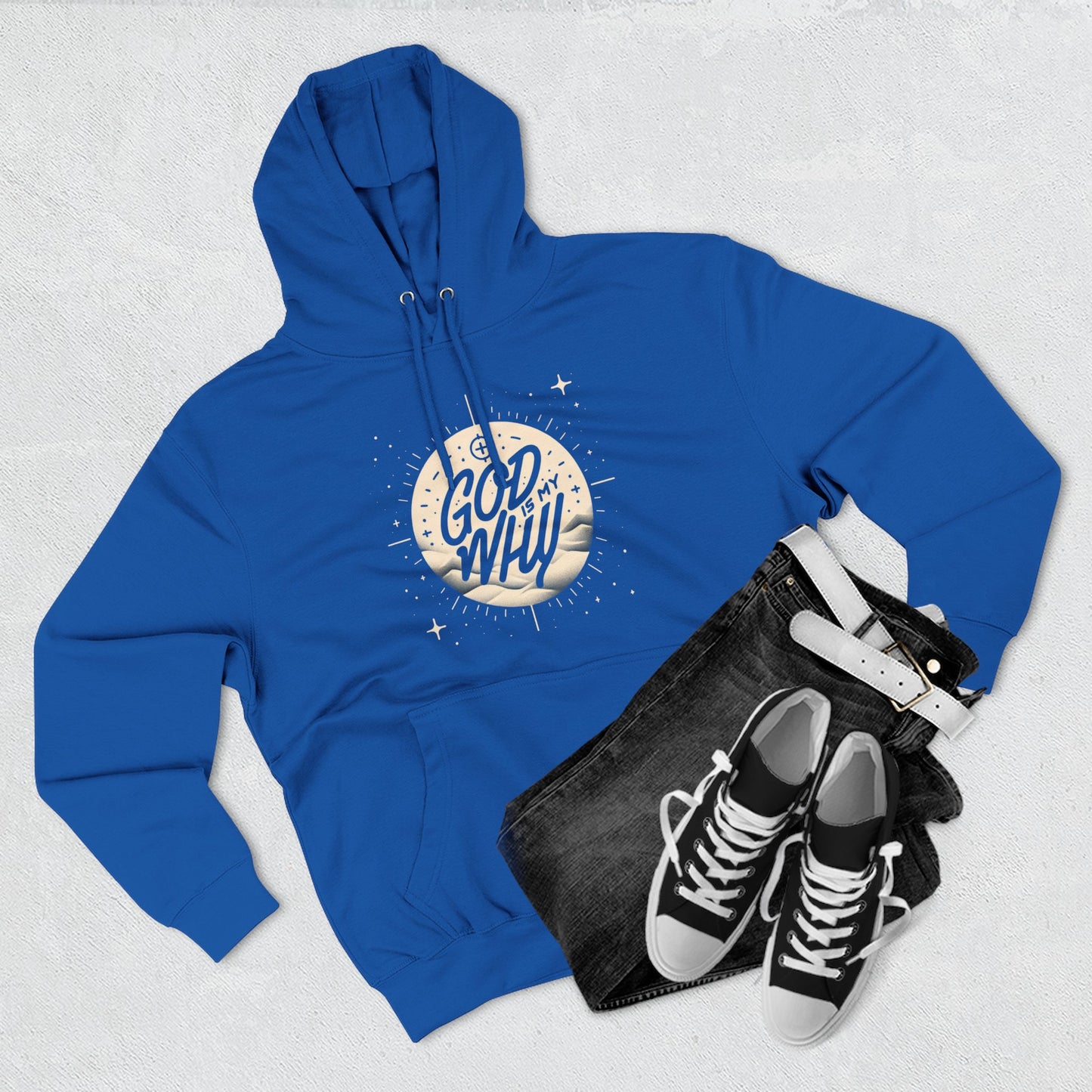 God is My Why - Fleece Hoodie