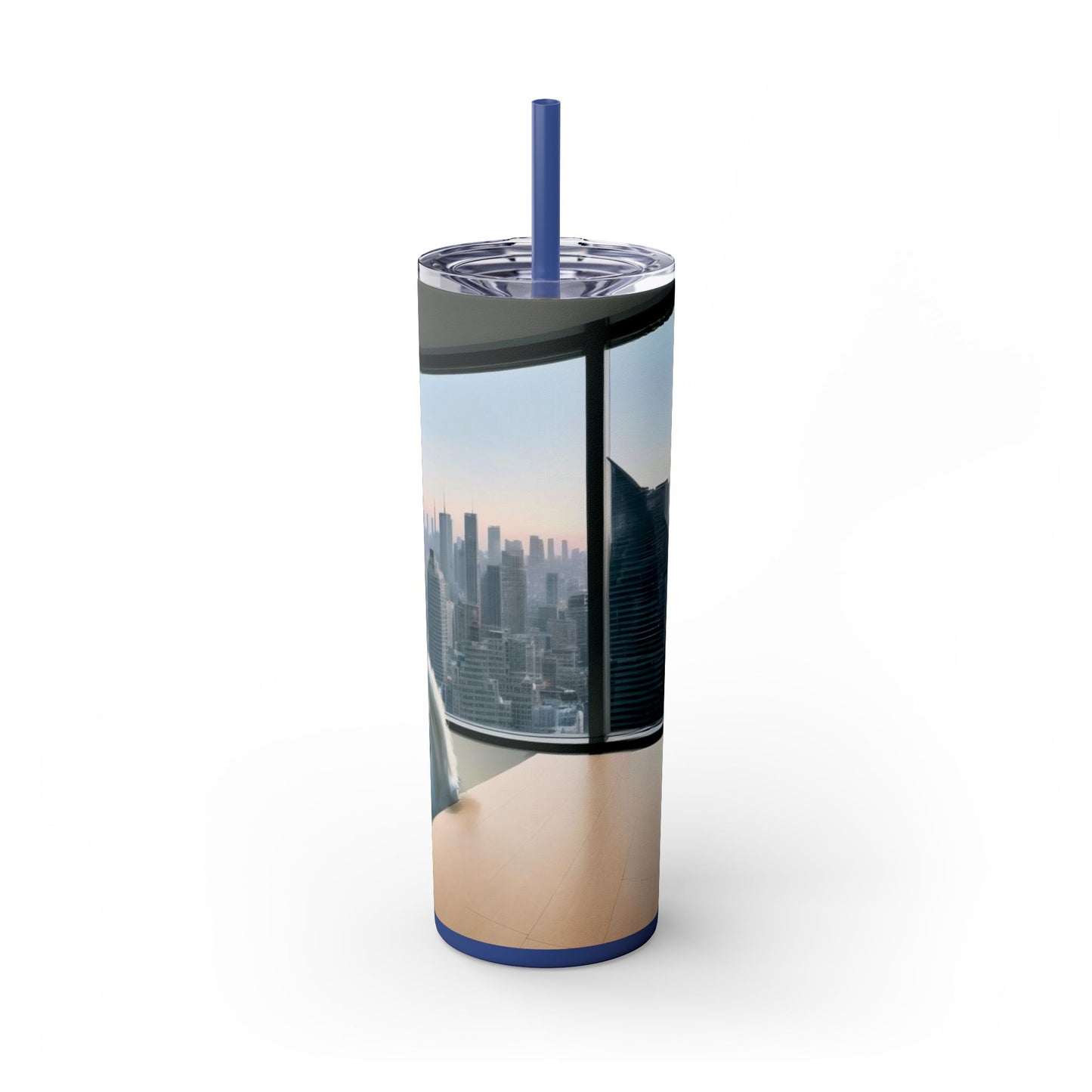 Time Out - Skinny Tumbler with Straw, 20oz