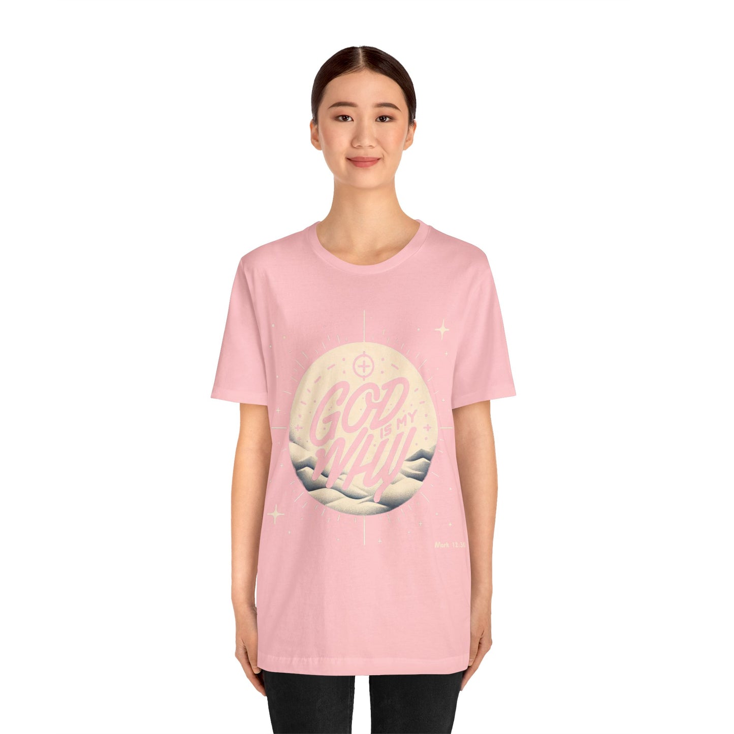 "God is My Why" Unisex Jersey Short Sleeve Shirt