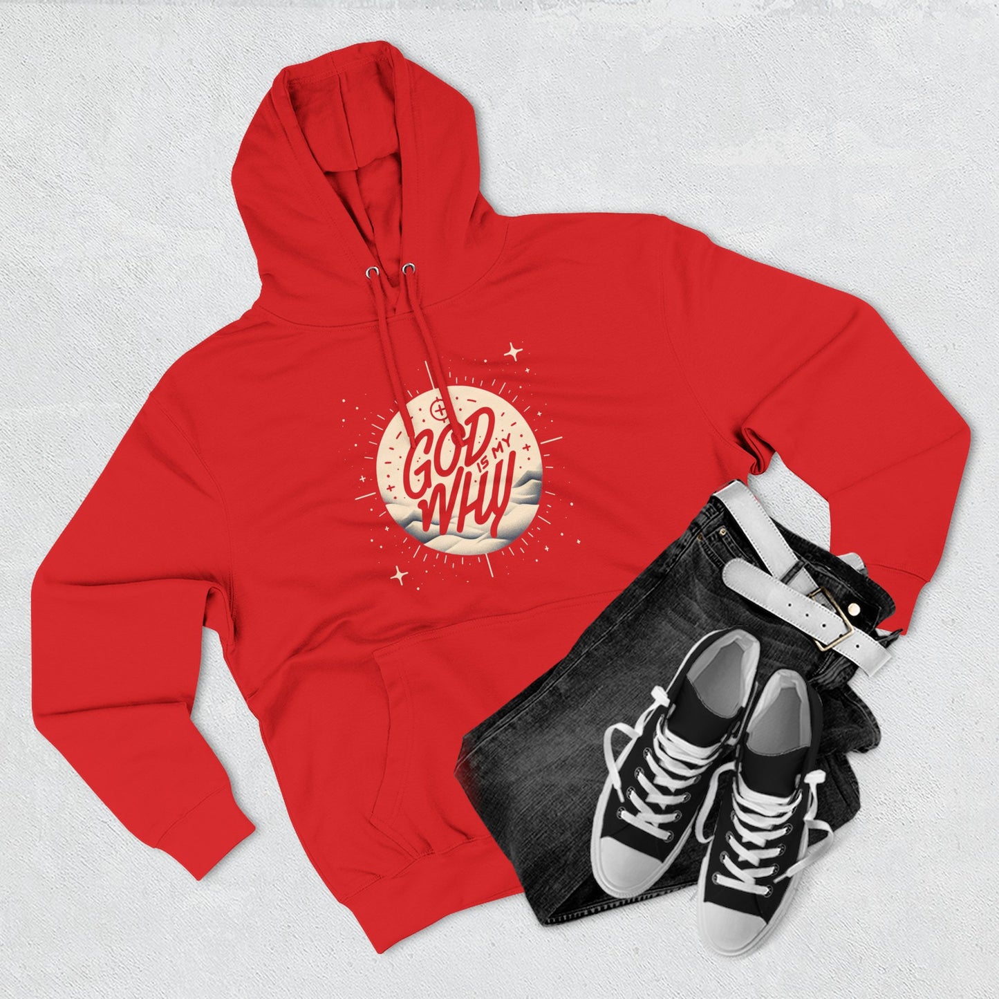 God is My Why - Fleece Hoodie