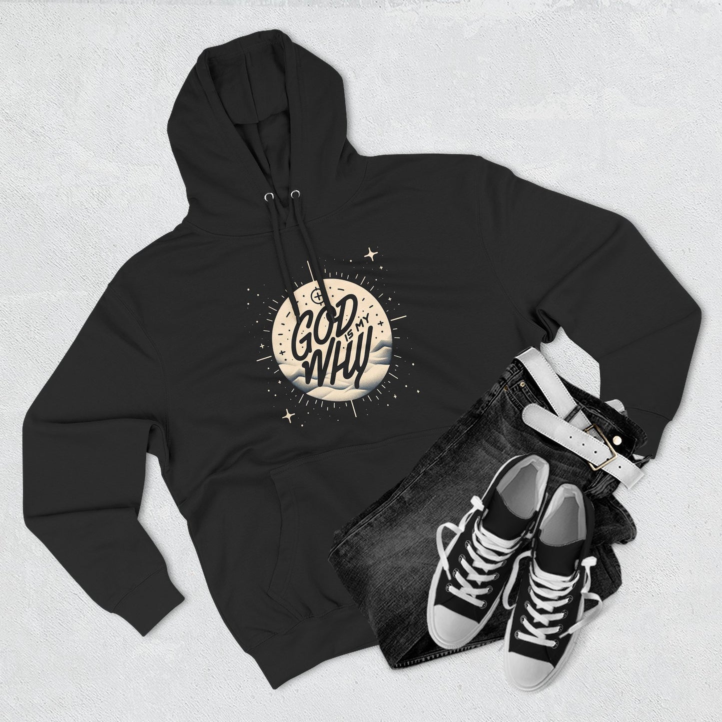 God is My Why - Fleece Hoodie