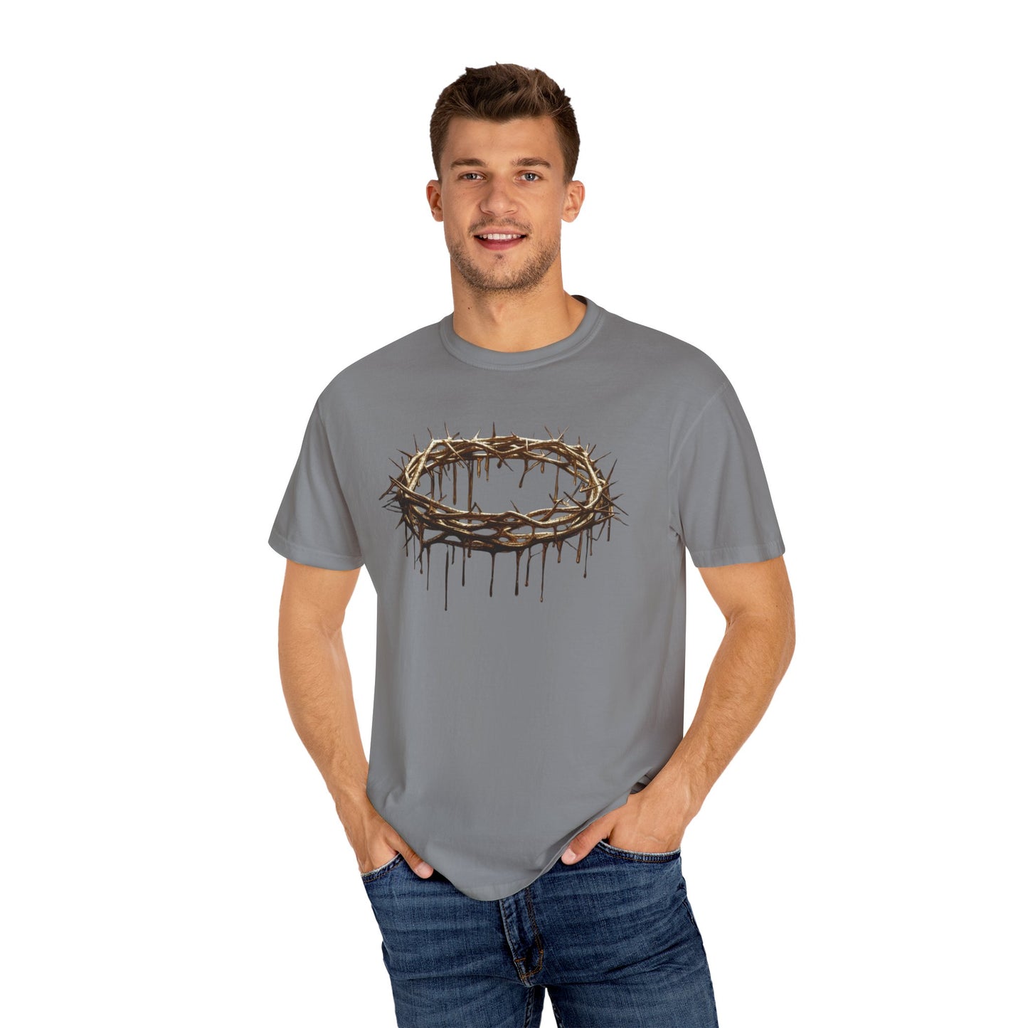 Crown of Thorns -Unisex Garment-Dyed T-shirt