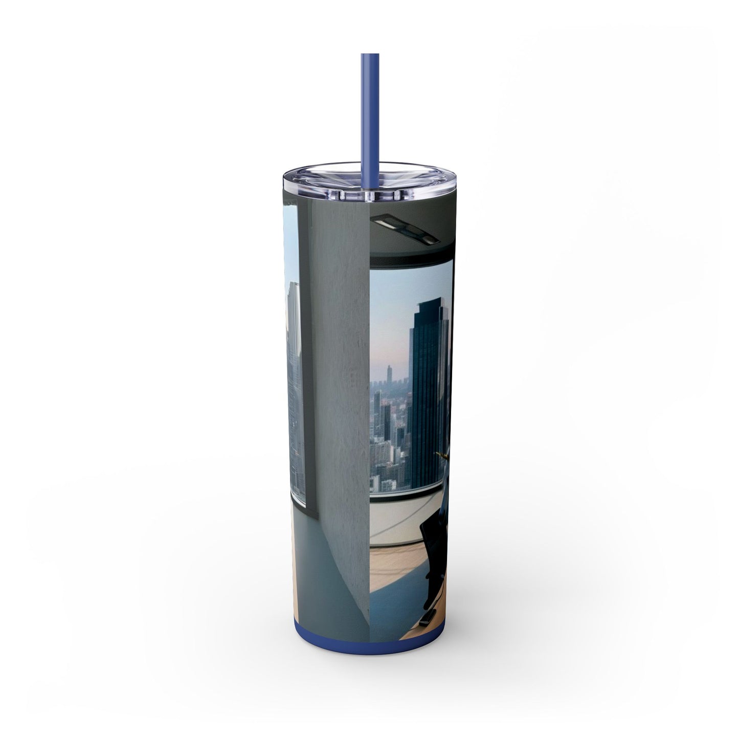 Time Out - Skinny Tumbler with Straw, 20oz