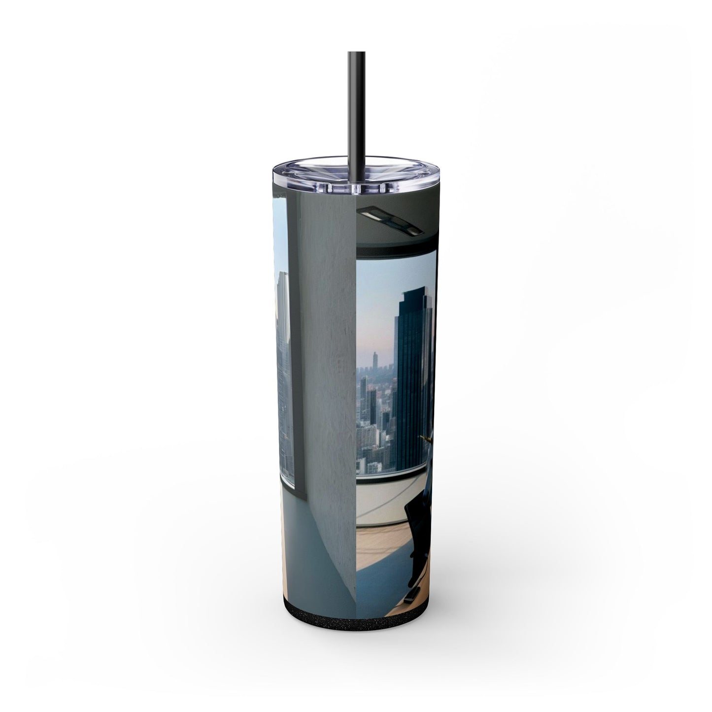 Time Out - Skinny Tumbler with Straw, 20oz