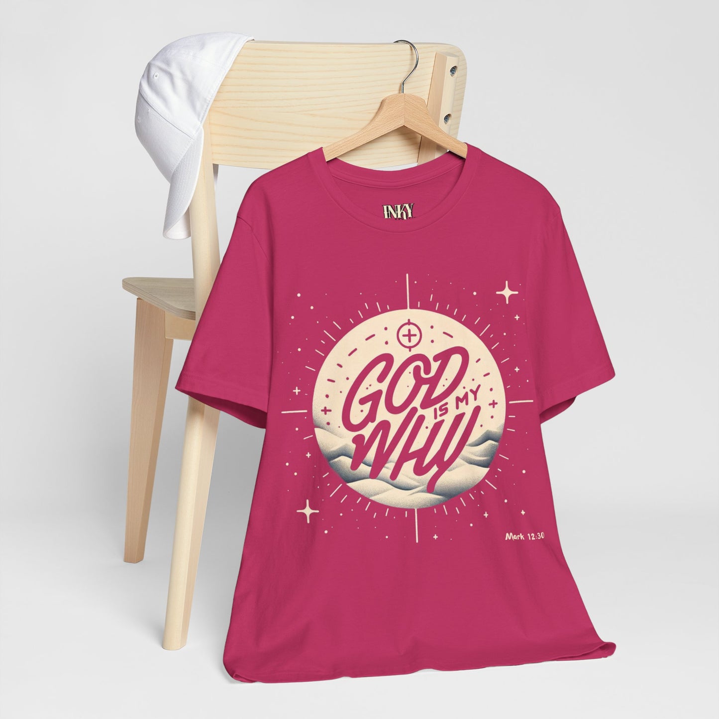 "God is My Why" Unisex Jersey Short Sleeve Shirt
