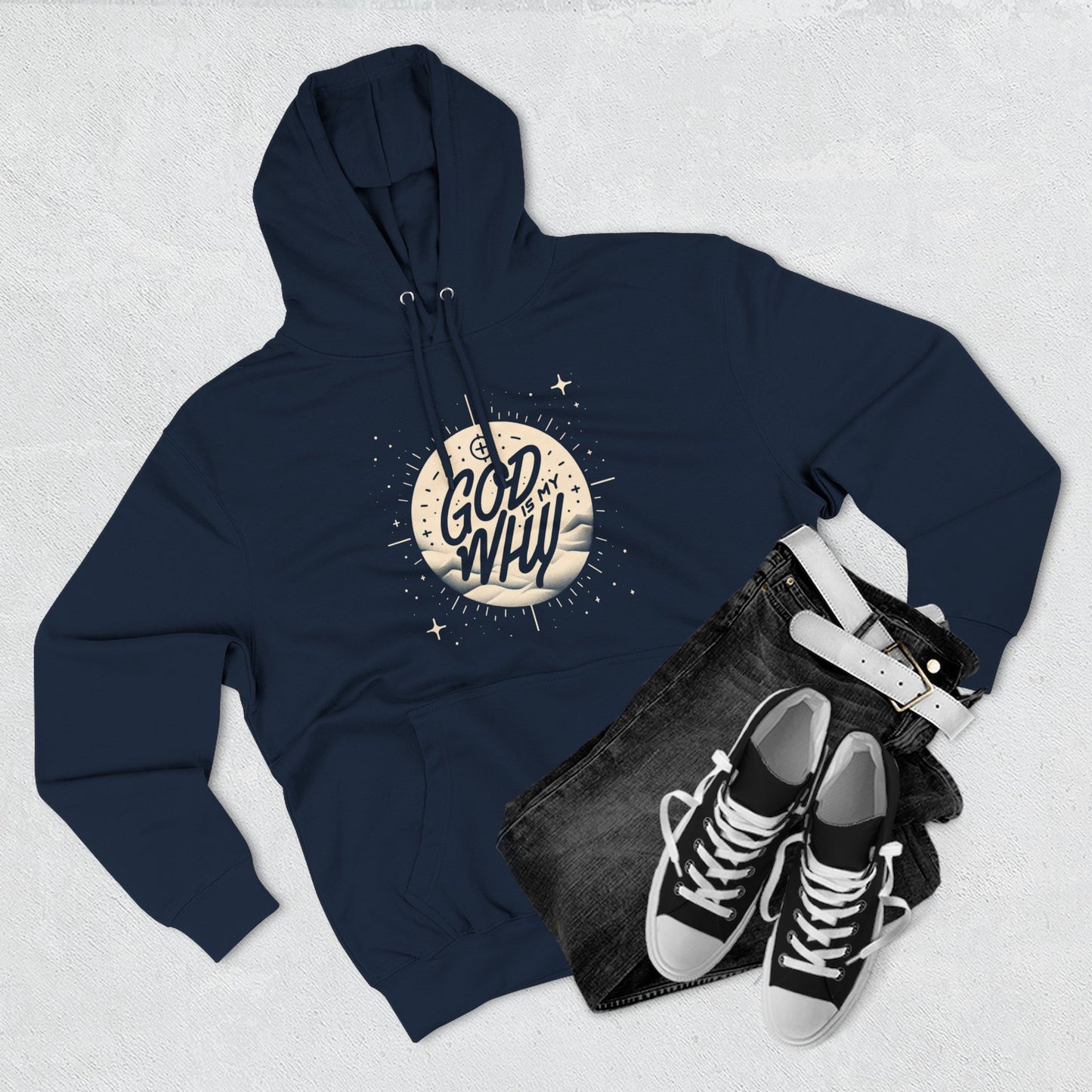 God is My Why - Fleece Hoodie