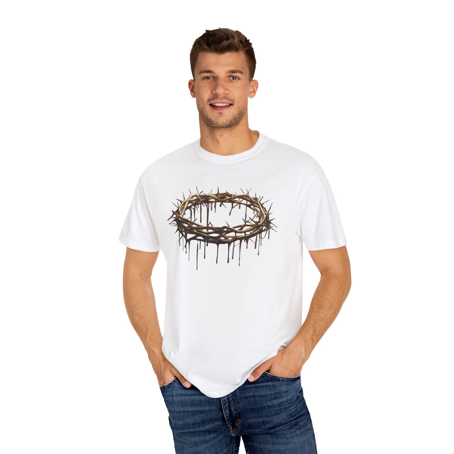 Crown of Thorns -Unisex Garment-Dyed T-shirt