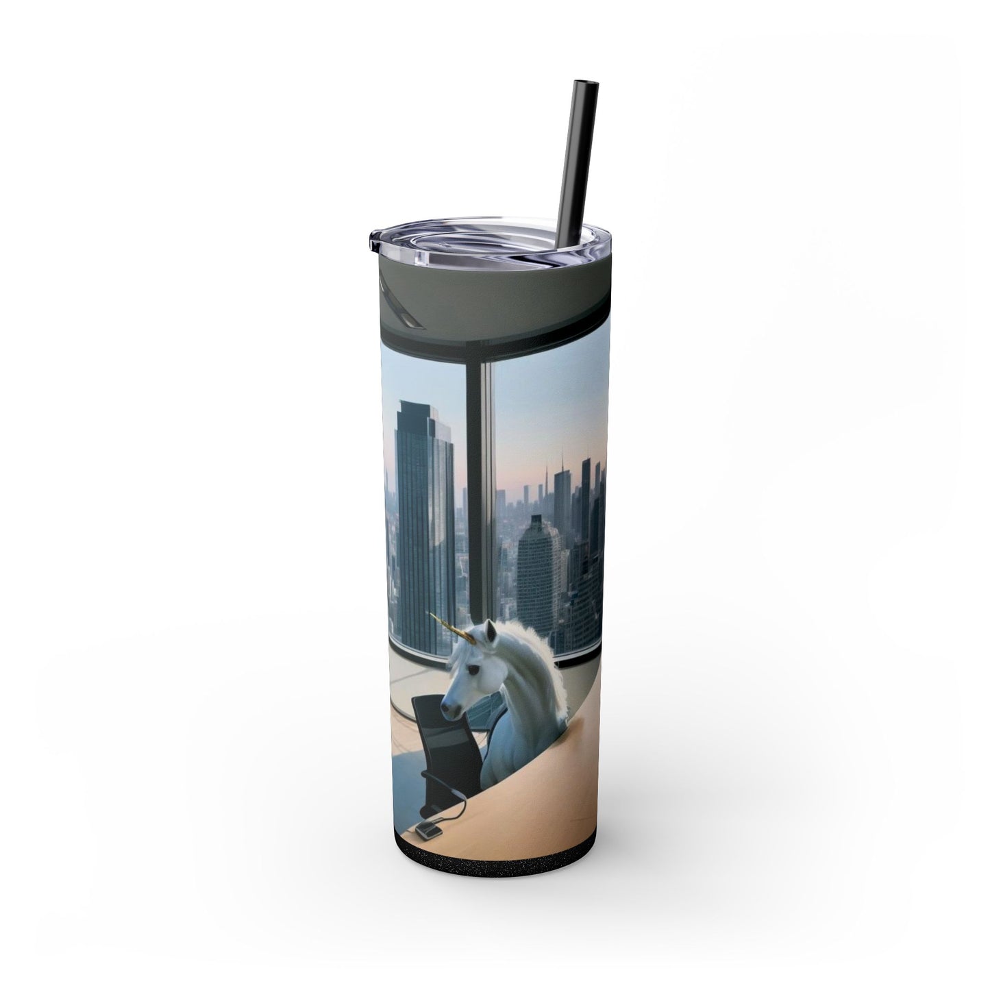 Time Out - Skinny Tumbler with Straw, 20oz