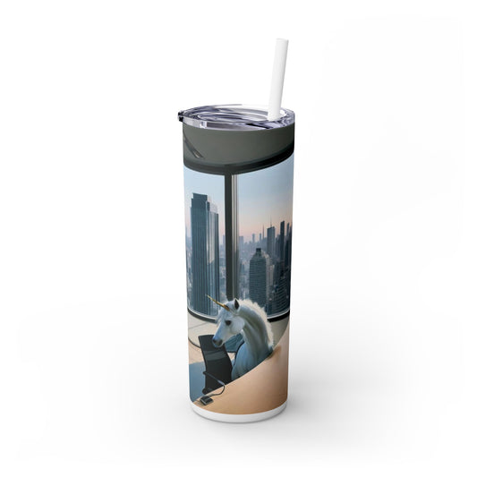 Time Out - Skinny Tumbler with Straw, 20oz