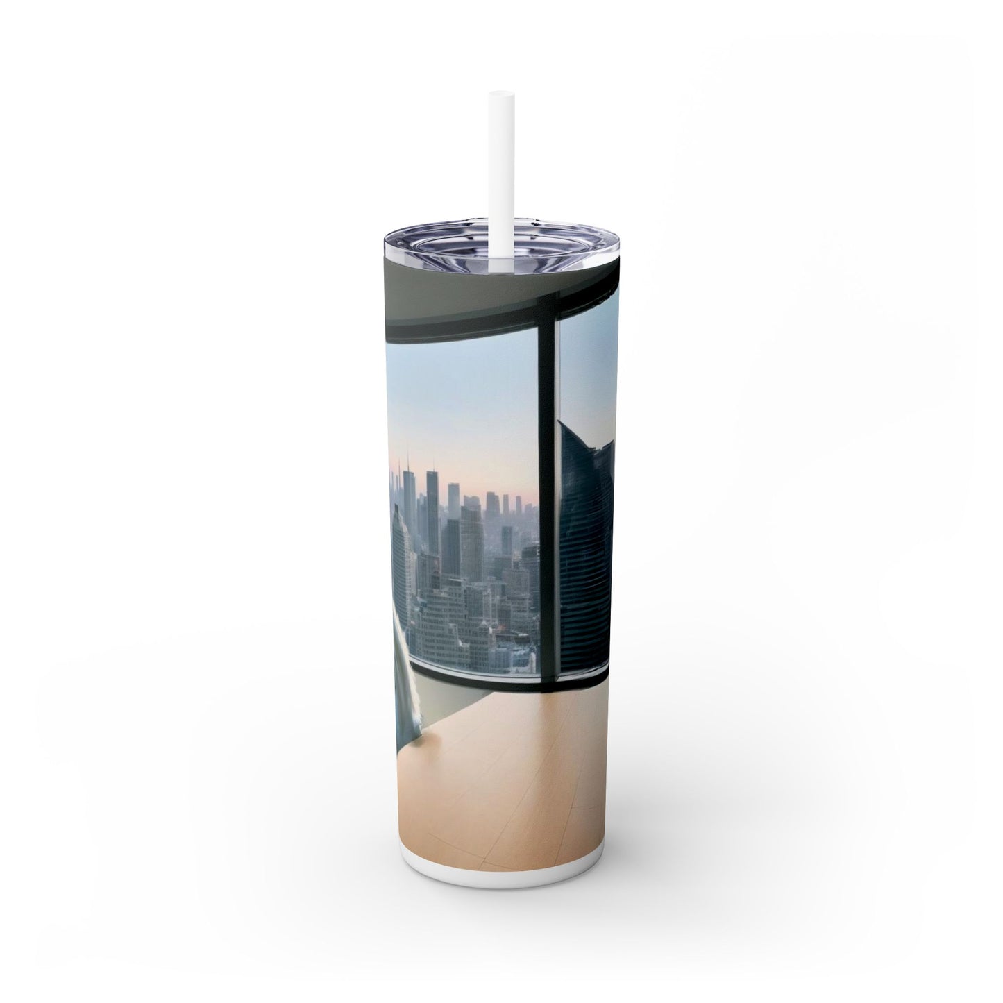 Time Out - Skinny Tumbler with Straw, 20oz